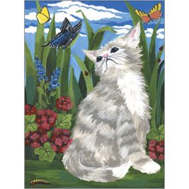 KITTEN & BUTTERFLIES
