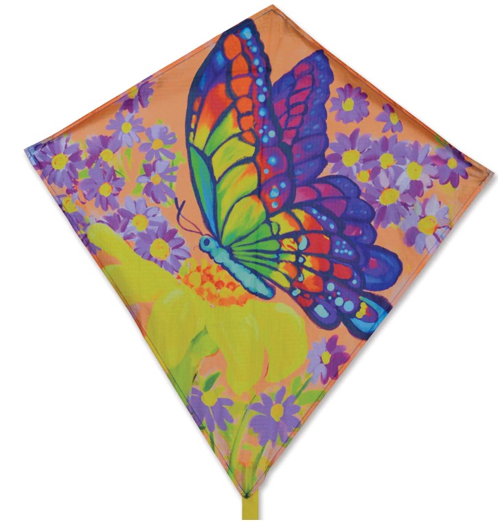 Diamond 25" Buttefly with Wild Flowers