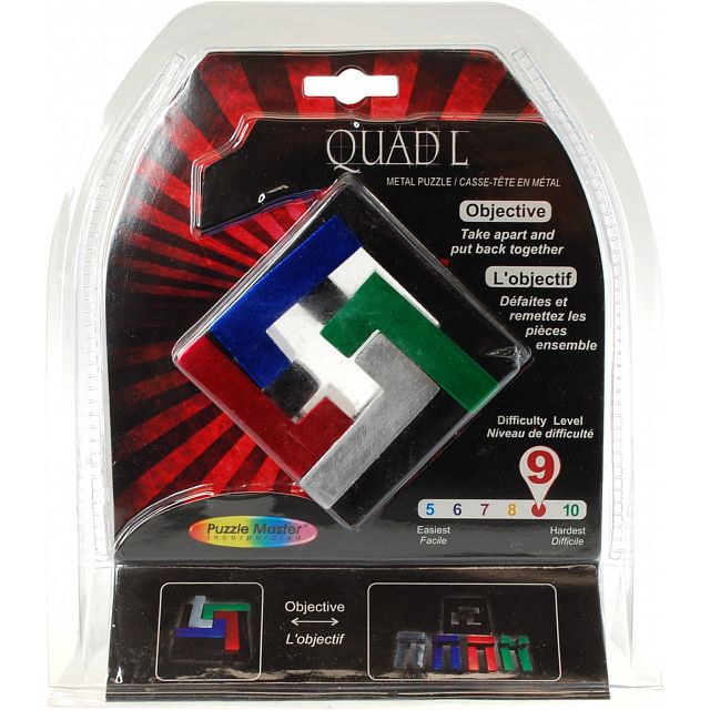 Quad L Metal Puzzle Level 9