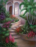 TROPICAL GARDEN CANVAS SET