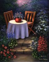 GARDEN TABLE CANVAS SET