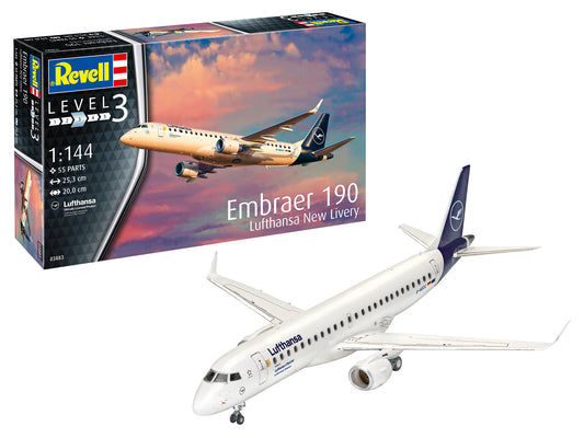 Embraer 190 Lufthansa New Livery 1/144