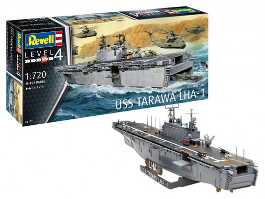 Assault Ship USS Tarawa LHA-1 1/720