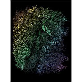 RAINBOW FOIL PEACOCK