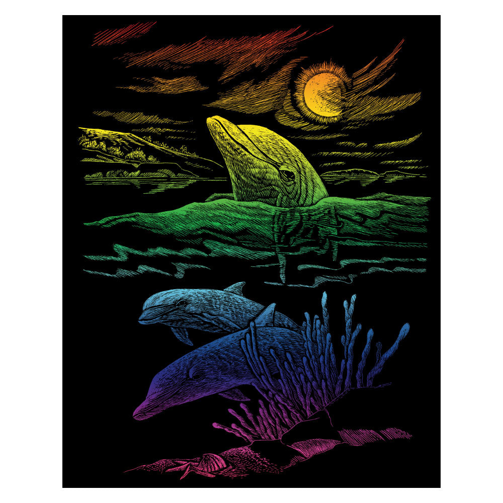 Rainbow Foil Dolphin Reef