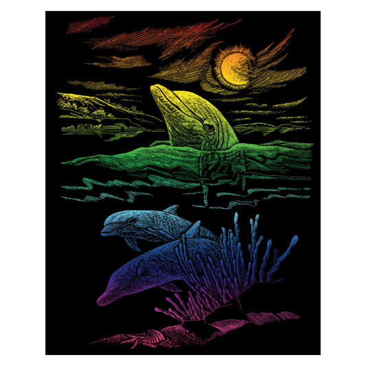 Rainbow Foil Dolphin Reef