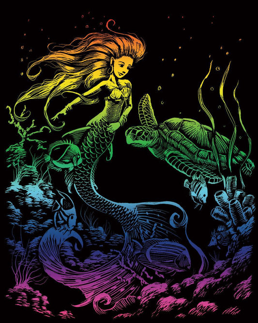 Rainbow Foil Mermaid