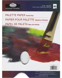 56 lb 9X12" Palette Paper Artist Pad