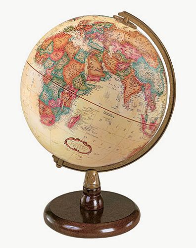 QUINCY 12" ANTIQUE ENGLISH GLOBE