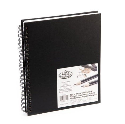 Spiral Bound Sketch Book 65lb 8.5X11"