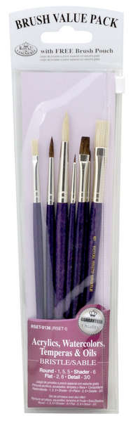 Bristle/Sable Set 7pc