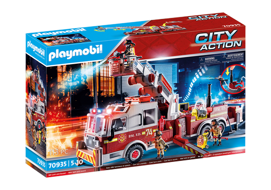 City Action Fire Engine w/Light & Sound