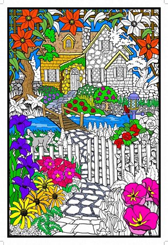 Hidden Cottage Wall Poster 22 X 32.5"