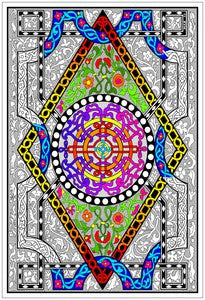 CIRCLE DIAMOND DOODLE WALL POSTER 22X32.
