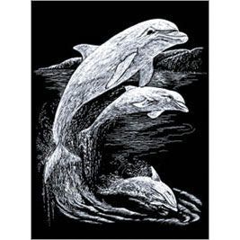 SILVER FOIL DOLPHINS