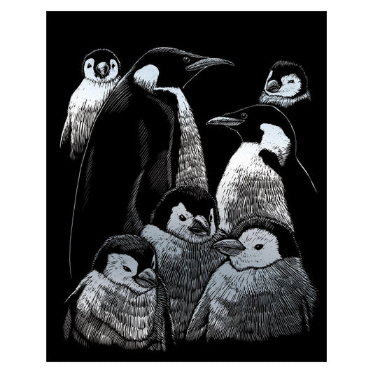 Silver Foil Penguins 2