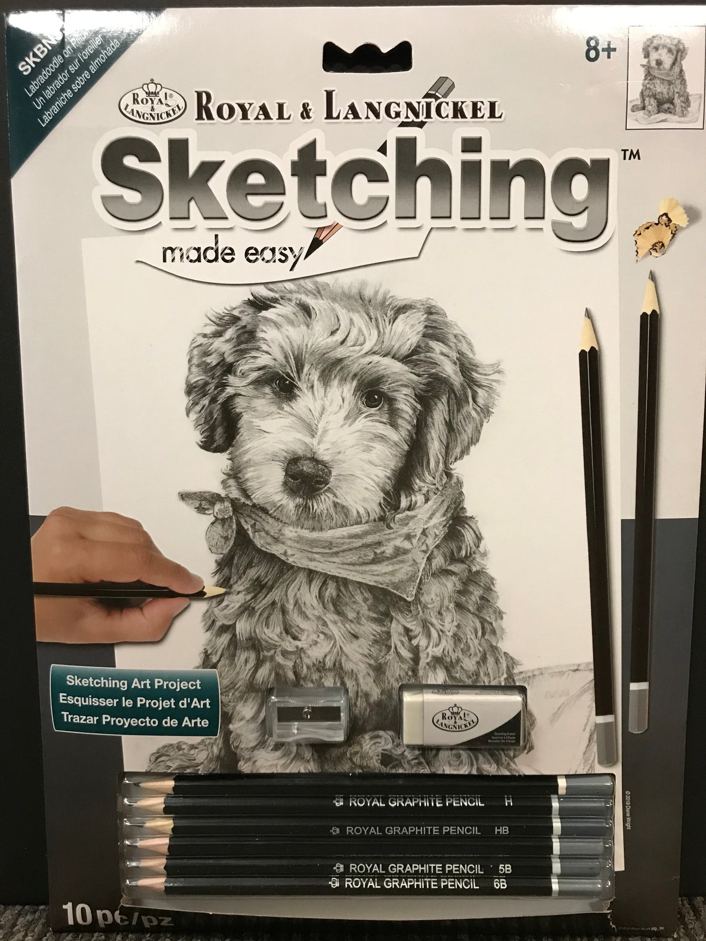 Sketching Made Easy Labradoodle on Pillo