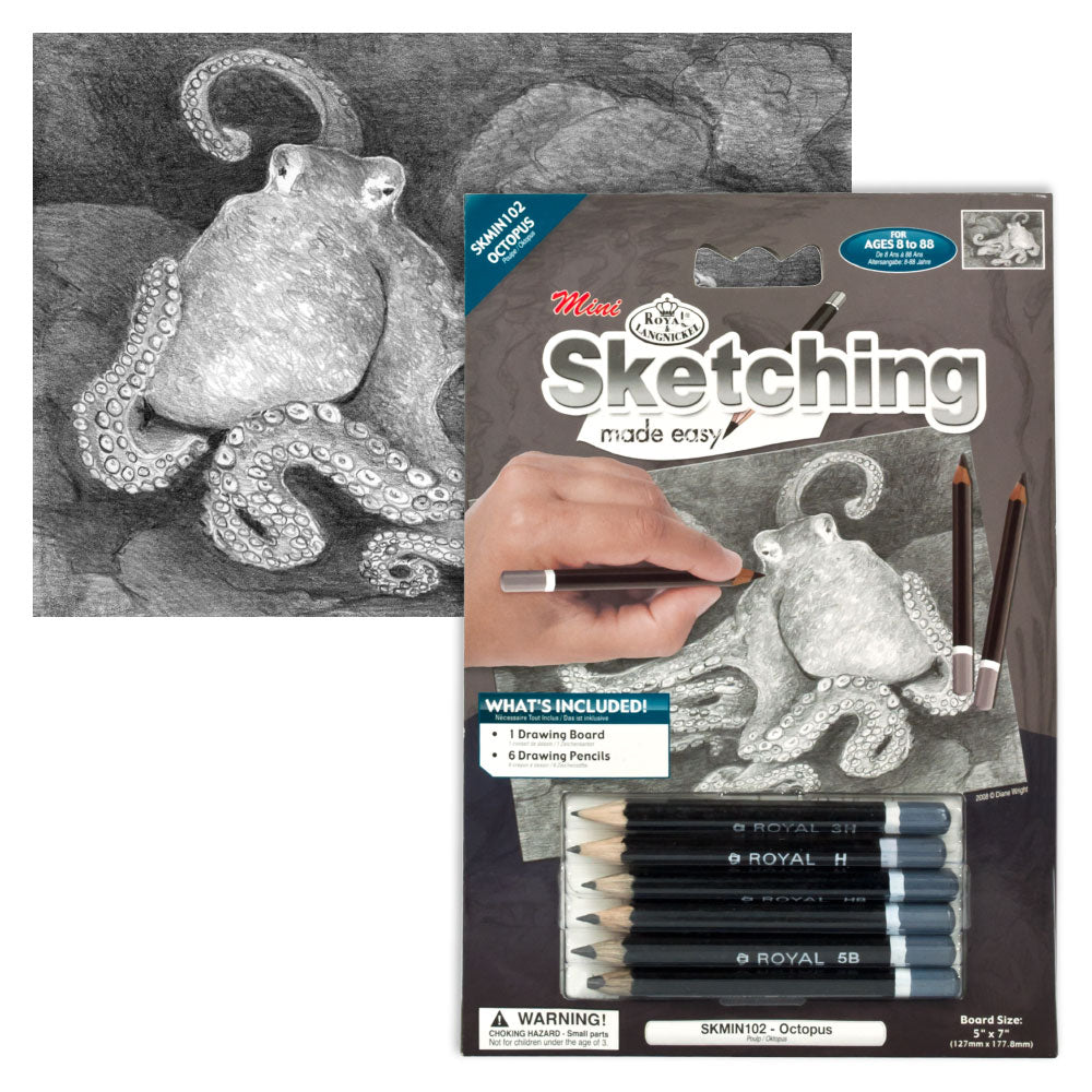 Mini Sketching Made Easy Octopus