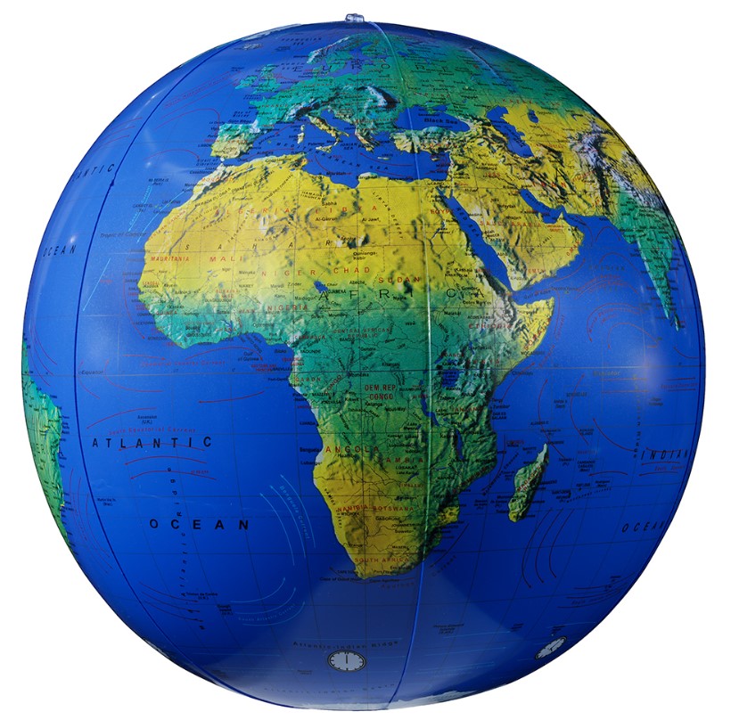 Inflate-A-Globe 27" Topographical