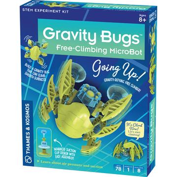 Gravity Bugs Free-Climbing Microbot