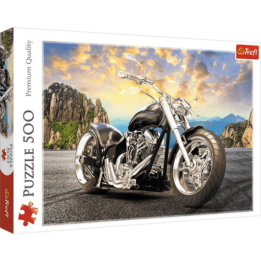 Black Motorcycle 500pc