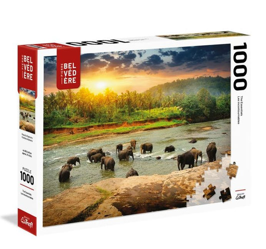 Peaceful Elephants 1000pc