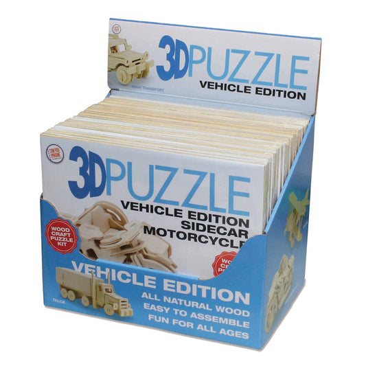3D Puzzle Vehicle