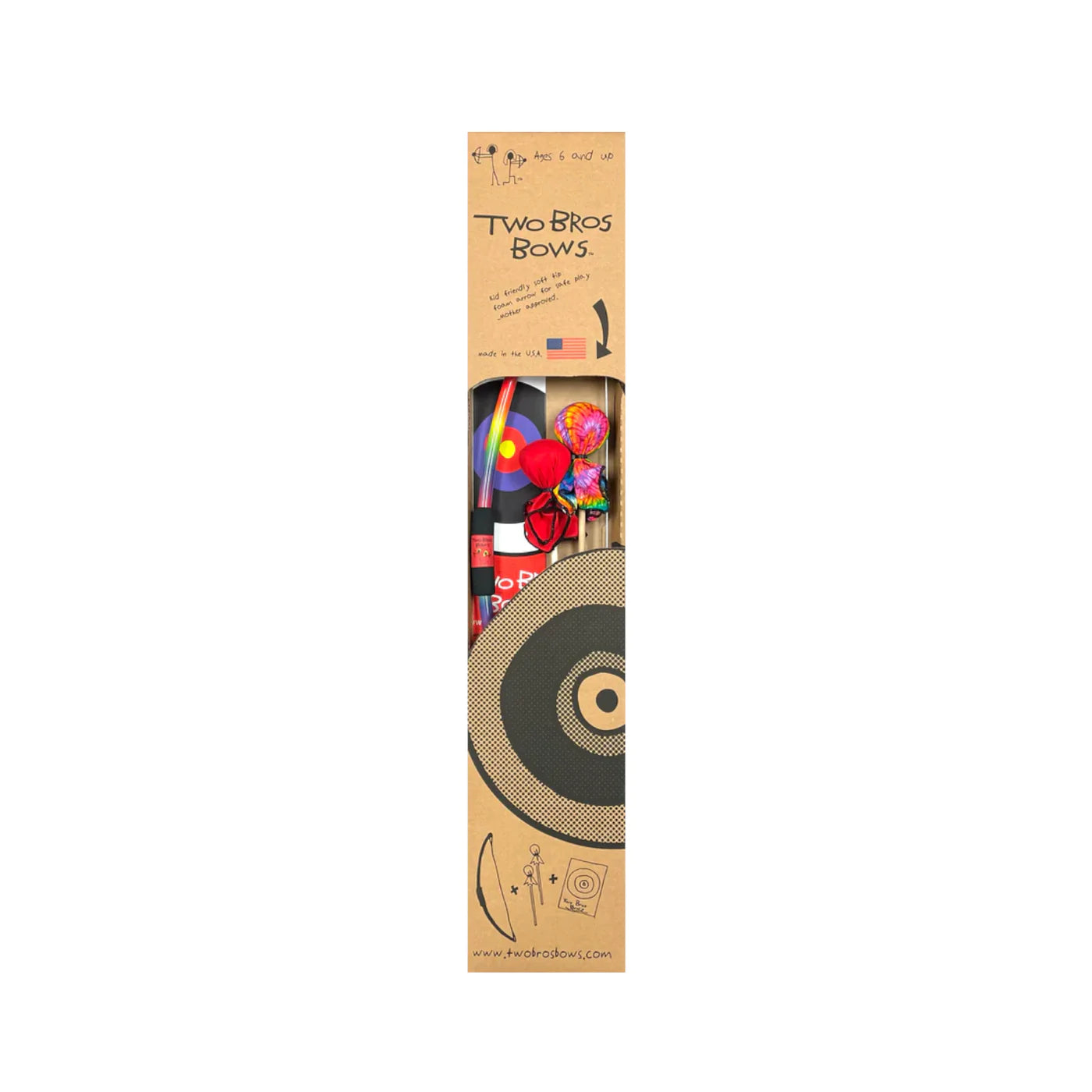 Two Bros Bow & Arrow Set - Rainbow