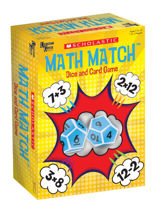 Scholastic Math Match Dice & Card Game