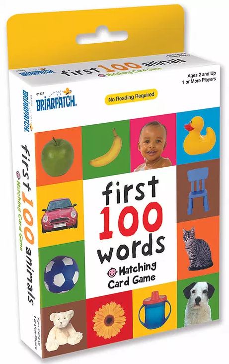 First 100 Words Matching Card Game