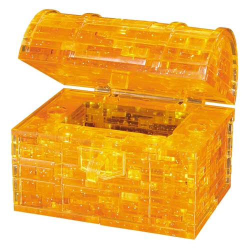 3D CRYSTAL PUZZLE TREASURE CHEST LEVEL 2