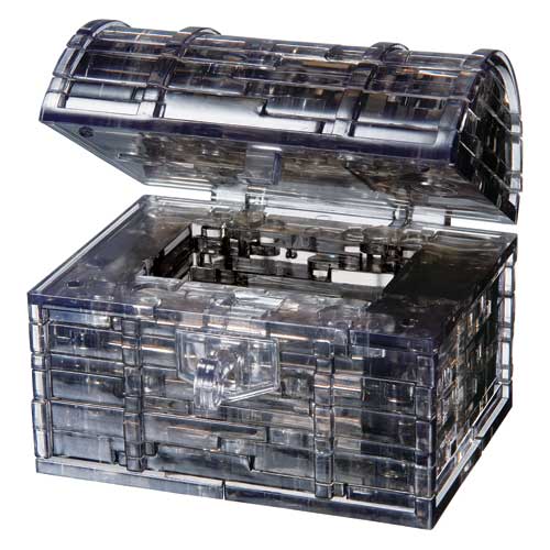 3D CRYSTAL PUZZLE TREASURE CHEST
