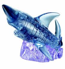 3-D Crystal Puzzle Shark Level 1