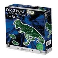 3D Crystal Puzzle T-Rex Level 3