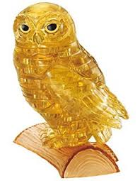 3D Crystal Owl Puzzle Level 1