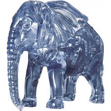 3D Crystal Puzzle Elephant Level 1