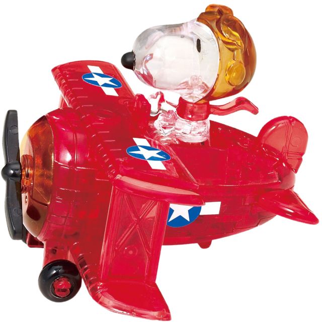3D Crystal Snoopy Flying Ace
