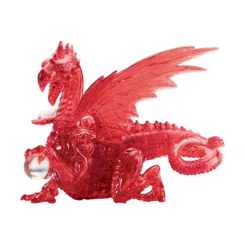 3D Crystal Puzzle Red Dragon Level 3