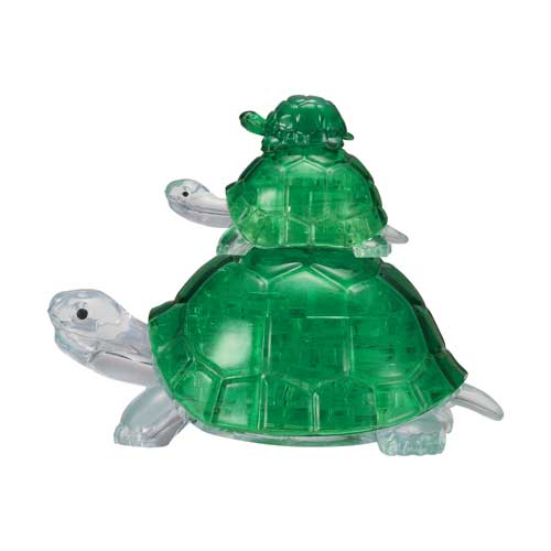 3D Crystal Puzzle Turtles