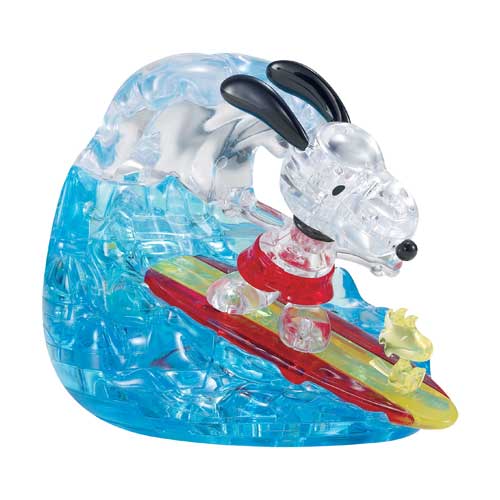 3D Crystal Puzzle Snoopy Surf