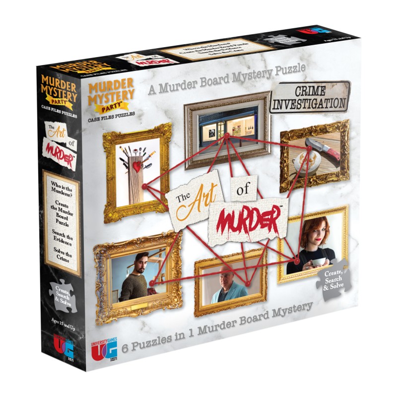 Murder Mystery Party - Case Files - A Murder Board Mystery Puzzle