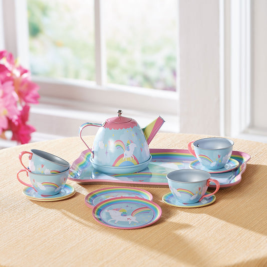 Unicorn Tin Tea Set