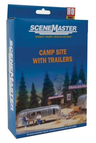 HO Camp Site with Trailers