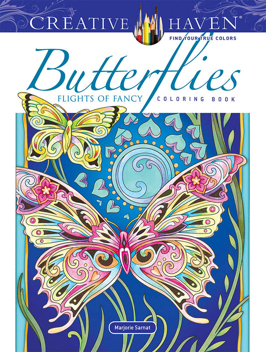 Butterflies Flights of Fancy Coloring Book