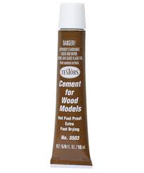 Cement for Wood Models