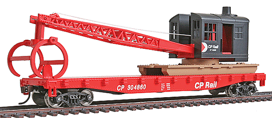 HO CP Log Crane Car