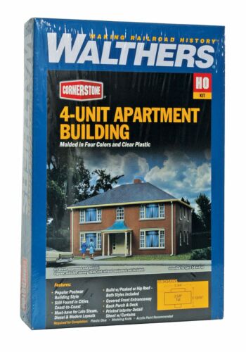 HO 4-Unit Apartment Building Kit