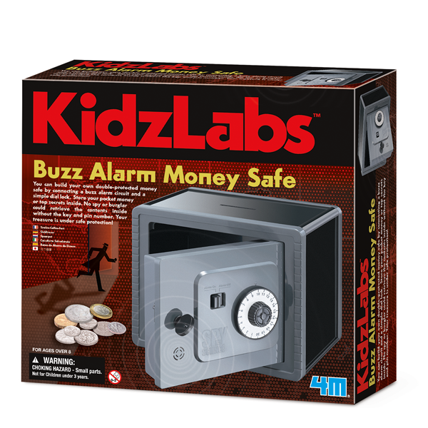 KidzLabs Buzz Alarm Money Safe